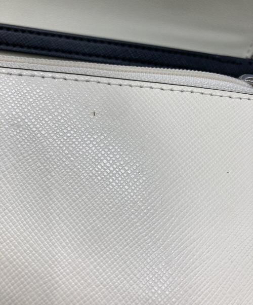 Kate Spade（ケイトスペード）Kate Spade (ケイトスペード) マディソン カラーブロック スモール フラップ クロスボディ グレーの古着・服飾アイテム