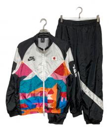 NIKE SB×Parra（ナイキエスビー×パラ）の古着「JAPAN Track Suit セットアップ（ジャパン トラック スーツ セットアップ）」｜ブラック×ホワイト