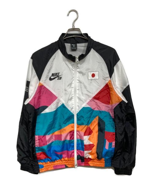 NIKE SB（ナイキエスビー）NIKE SB (ナイキエスビー) Parra (パラ) JAPAN Track Suit セットアップ（ジャパン トラック スーツ セットアップ） ブラック×ホワイト サイズ:Mの古着・服飾アイテム