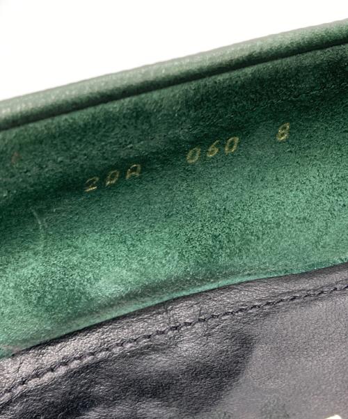 PRADA（プラダ）PRADA (プラダ) SAFFIANO PENNY LOAFER（サフィアーノ ペニー レザー） グリーン サイズ:8の古着・服飾アイテム
