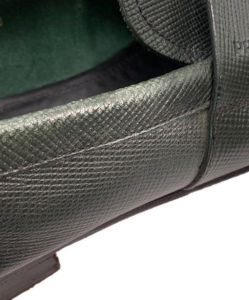 PRADA（プラダ）PRADA (プラダ) SAFFIANO PENNY LOAFER（サフィアーノ ペニー レザー） グリーン サイズ:8の古着・服飾アイテム