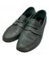 PRADA（プラダ）の古着「SAFFIANO PENNY LOAFER（サフィアーノ ペニー レザー）」｜グリーン
