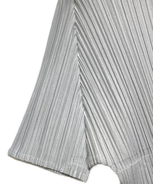 PLEATS PLEASE（プリーツプリーズ）PLEATS PLEASE (プリーツプリーズ) プリーツブラウス グレー サイズ:3の古着・服飾アイテム
