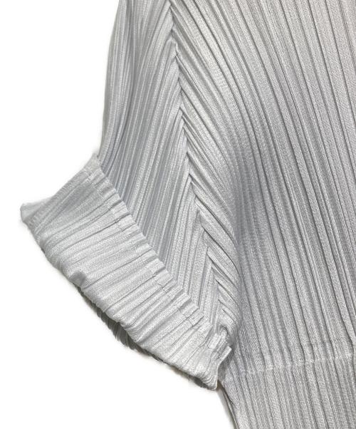 PLEATS PLEASE（プリーツプリーズ）PLEATS PLEASE (プリーツプリーズ) プリーツブラウス グレー サイズ:3の古着・服飾アイテム
