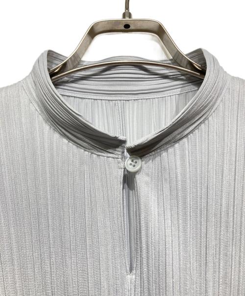 PLEATS PLEASE（プリーツプリーズ）PLEATS PLEASE (プリーツプリーズ) プリーツブラウス グレー サイズ:3の古着・服飾アイテム