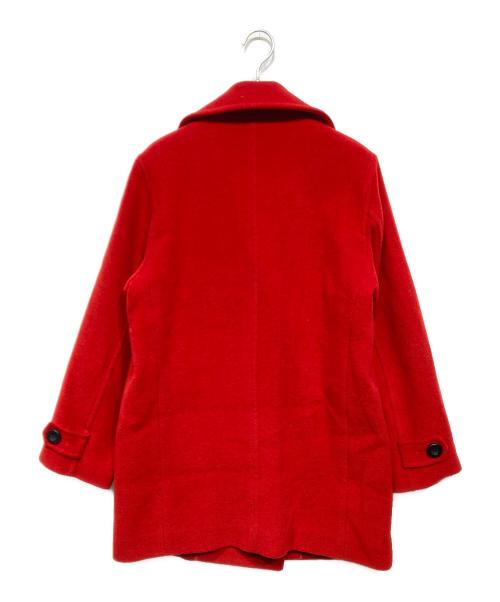 Burberry's（バーバリーズ）Burberry's (バーバリーズ) Pコート レッド サイズ:38の古着・服飾アイテム