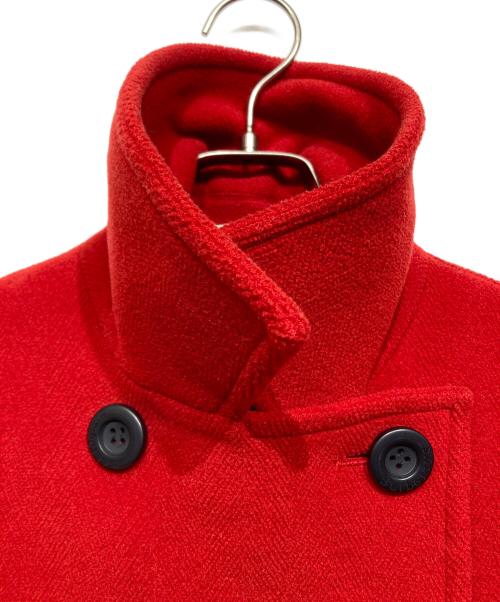 Burberry's（バーバリーズ）Burberry's (バーバリーズ) Pコート レッド サイズ:38の古着・服飾アイテム