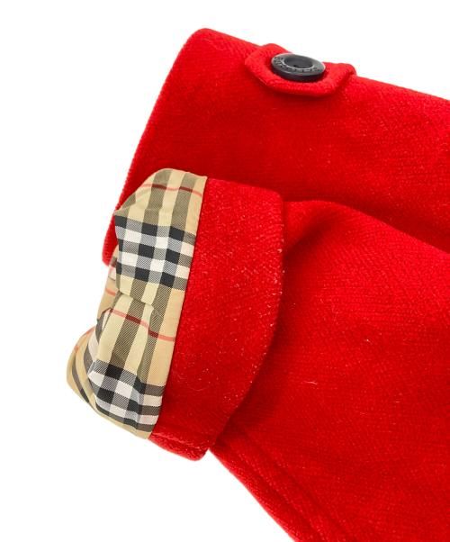 Burberry's（バーバリーズ）Burberry's (バーバリーズ) Pコート レッド サイズ:38の古着・服飾アイテム