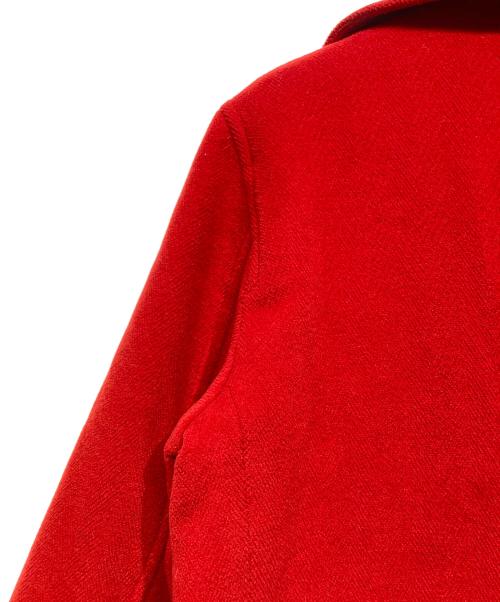Burberry's（バーバリーズ）Burberry's (バーバリーズ) Pコート レッド サイズ:38の古着・服飾アイテム