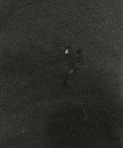 MONCLER（モンクレール）MONCLER (モンクレール) LS T-SHIRT ロゴプリントカットソー(LS ティーシャツ) ブラック サイズ:Lの古着・服飾アイテム