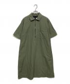 MHLエムエイチエル）の古着「COTTON HEMP TWILL ワンピース」｜オリーブ