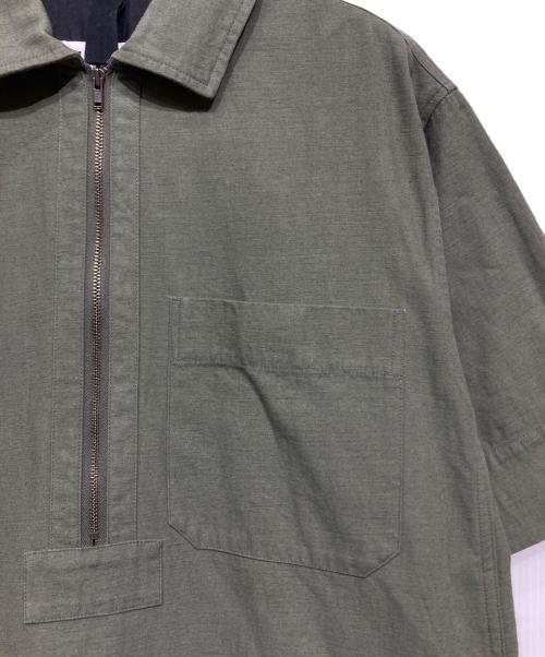 MHL（エムエイチエル）MHL (エムエイチエル) COTTON HEMP TWILL ワンピース オリーブ サイズ:1の古着・服飾アイテム