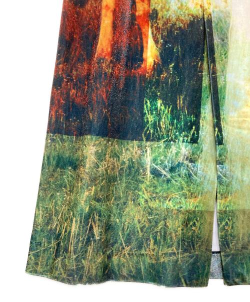 Ameri（アメリ）Ameri (アメリ) Silvia Conde Oliván VELOUR SKIRT マルチカラー サイズ:Mの古着・服飾アイテム