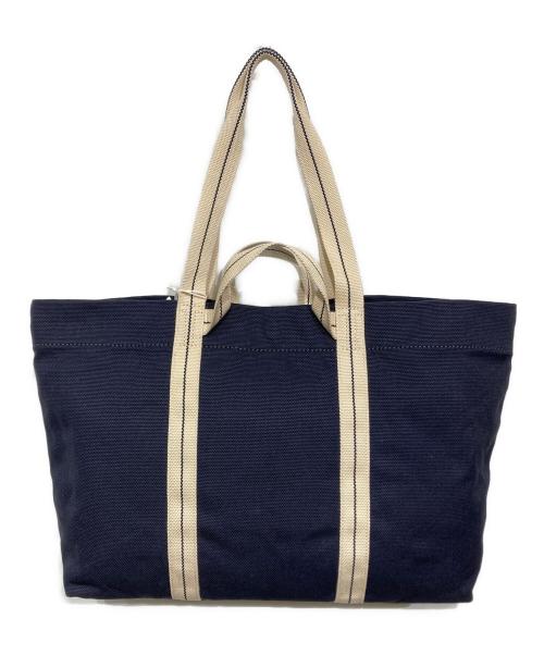 TORY BURCH（トリーバーチ）TORY BURCH (トリーバーチ) GWP CANVAS TOTE BAG ネイビーの古着・服飾アイテム