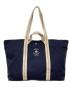 TORY BURCH（トリーバーチ）の古着「GWP CANVAS TOTE BAG」｜ネイビー