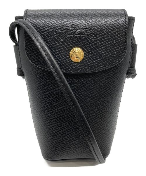 LONGCHAMP（ロンシャン）LONGCHAMP (ロンシャン) EPURE ショルダーポーチ ブラックの古着・服飾アイテム
