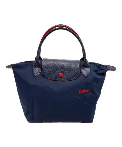 LONGCHAMP（ロンシャン）LONGCHAMP (ロンシャン) ル プリアージュ クラブ トップハンドルバッグ S ネイビーの古着・服飾アイテム