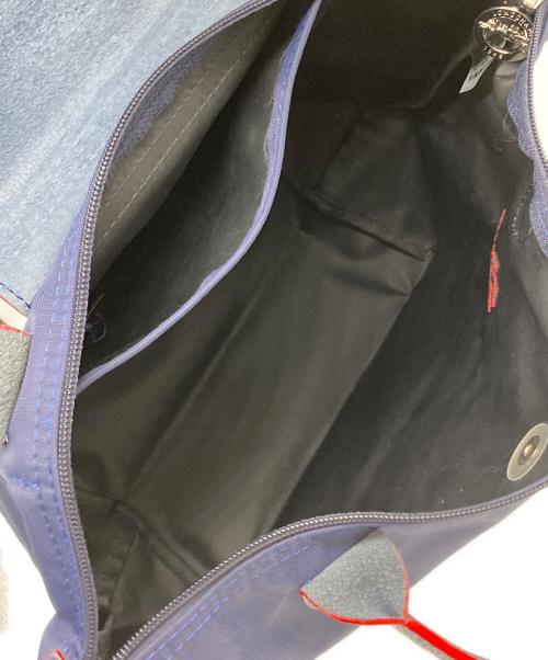 LONGCHAMP（ロンシャン）LONGCHAMP (ロンシャン) ル プリアージュ クラブ トップハンドルバッグ S ネイビーの古着・服飾アイテム