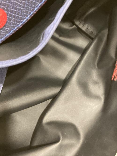 LONGCHAMP（ロンシャン）LONGCHAMP (ロンシャン) ル プリアージュ クラブ トップハンドルバッグ S ネイビーの古着・服飾アイテム