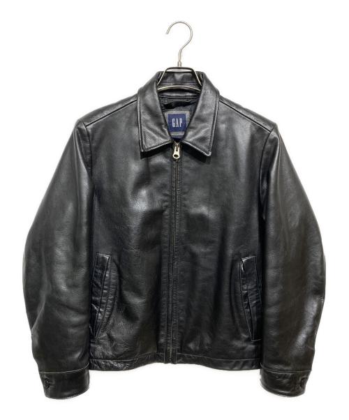 GAP（ギャップ）GAP (ギャップ) 裏キルティングレザージャケット ブラック サイズ:XSの古着・服飾アイテム
