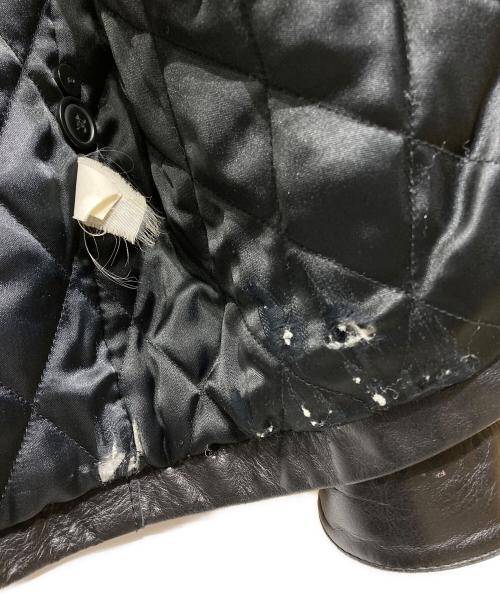 GAP（ギャップ）GAP (ギャップ) 裏キルティングレザージャケット ブラック サイズ:XSの古着・服飾アイテム