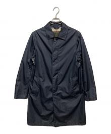 MACKINTOSH（マッキントッシュ）の古着「比翼ステンカラーコート」｜ネイビー