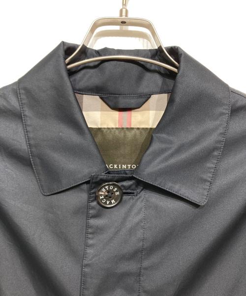 MACKINTOSH（マッキントッシュ）MACKINTOSH (マッキントッシュ) 比翼ステンカラーコート ネイビー サイズ:40の古着・服飾アイテム