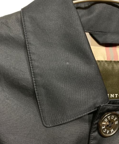 MACKINTOSH（マッキントッシュ）MACKINTOSH (マッキントッシュ) 比翼ステンカラーコート ネイビー サイズ:40の古着・服飾アイテム