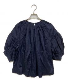 tricot COMME des GARCONS（トリココムデギャルソン）の古着「コットンチャザーブラウス」｜ネイビー