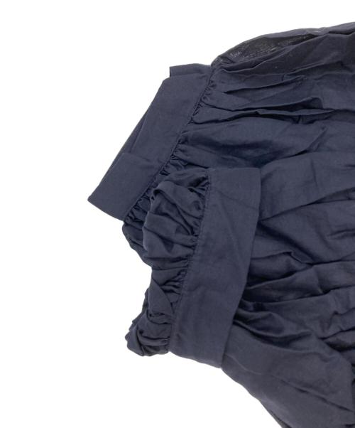 tricot COMME des GARCONS（トリココムデギャルソン）tricot COMME des GARCONS (トリココムデギャルソン) コットンチャザーブラウス ネイビー サイズ:記載なしの古着・服飾アイテム