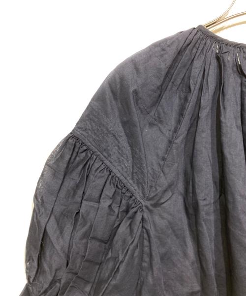 tricot COMME des GARCONS（トリココムデギャルソン）tricot COMME des GARCONS (トリココムデギャルソン) コットンチャザーブラウス ネイビー サイズ:記載なしの古着・服飾アイテム