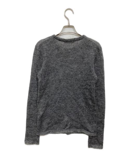 YOHJI YAMAMOTO（ヨウジヤマモト）YOHJI YAMAMOTO (ヨウジヤマモト) モヘア混ニット グレー サイズ:3の古着・服飾アイテム