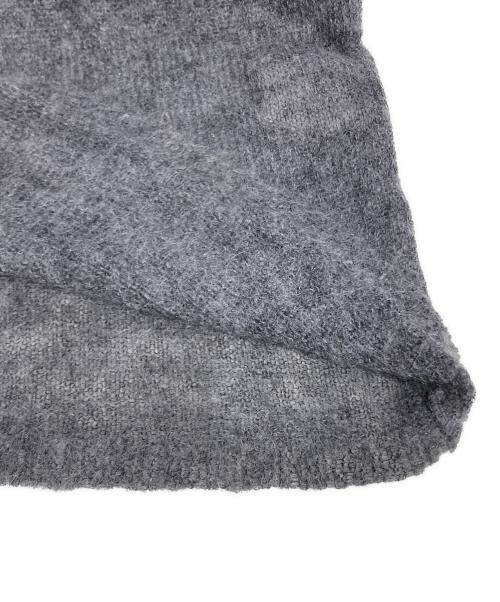 YOHJI YAMAMOTO（ヨウジヤマモト）YOHJI YAMAMOTO (ヨウジヤマモト) モヘア混ニット グレー サイズ:3の古着・服飾アイテム