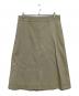 BOTTEGA VENETA（ボッテガベネタ）の古着「cotton high-waist midi skirt 564642 VCZF1」｜ベージュ
