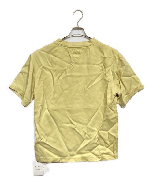 BOTTEGA VENETA（ボッテガベネタ）BOTTEGA VENETA (ボッテガベネタ) シルク クルーネックTシャツ イエロー サイズ:S 未使用品の古着・服飾アイテム