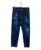 DSQUARED2ディースクエアード）の古着「ダメージ加工デニムパンツ S71KB0279 S30342」｜インディゴ