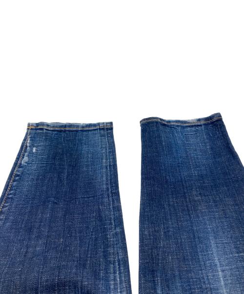 DSQUARED2（ディースクエアード）DSQUARED2 (ディースクエアード) ダメージ加工デニムパンツ S71KB0279 S30342 インディゴ サイズ:44の古着・服飾アイテム