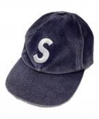 SUPREMEシュプリーム）の古着「ロゴデニムキャップ」｜インディゴ