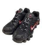 NIKEナイキ）の古着「SHOX TL BLACK/METALLIC SILVER-UNIVERSITY RED(ショックス TL ブラック メタリック シルバー ユニバーシティ レッド)」｜ブラック×レッド