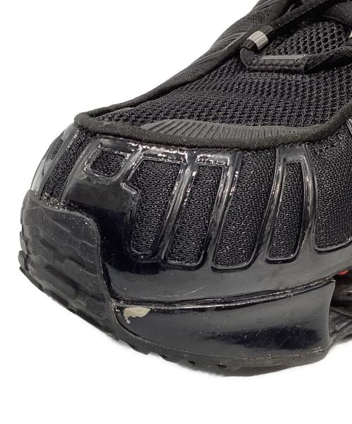 NIKE（ナイキ）NIKE (ナイキ) SHOX TL BLACK/METALLIC SILVER-UNIVERSITY RED(ショックス TL ブラック メタリック シルバー ユニバーシティ レッド) ブラック×レッド サイズ:29.5の古着・服飾アイテム