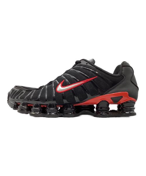 NIKE（ナイキ）NIKE (ナイキ) SHOX TL BLACK/METALLIC SILVER-UNIVERSITY RED(ショックス TL ブラック メタリック シルバー ユニバーシティ レッド) ブラック×レッド サイズ:29.5の古着・服飾アイテム