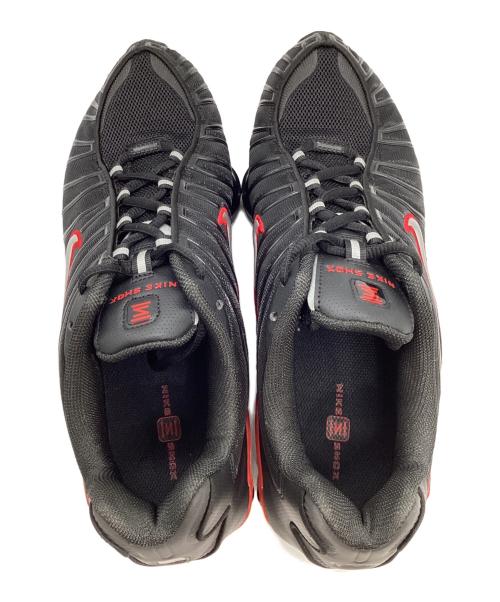 NIKE（ナイキ）NIKE (ナイキ) SHOX TL BLACK/METALLIC SILVER-UNIVERSITY RED(ショックス TL ブラック メタリック シルバー ユニバーシティ レッド) ブラック×レッド サイズ:29.5の古着・服飾アイテム
