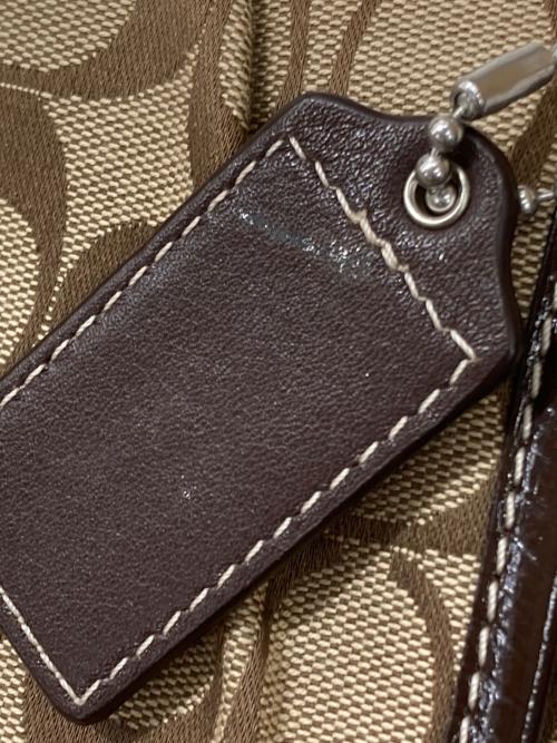 COACH（コーチ）COACH (コーチ) SOHO ワンショルダーバッグ ベージュ×ブラウンの古着・服飾アイテム
