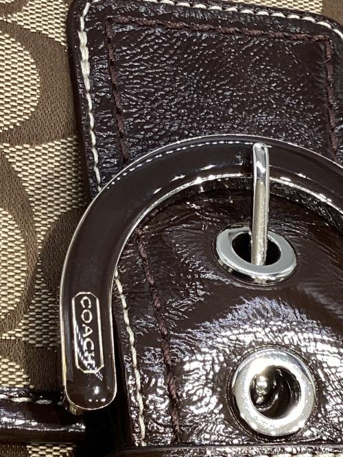 COACH（コーチ）COACH (コーチ) SOHO ワンショルダーバッグ ベージュ×ブラウンの古着・服飾アイテム