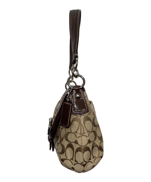 COACH（コーチ）COACH (コーチ) SOHO ワンショルダーバッグ ベージュ×ブラウンの古着・服飾アイテム