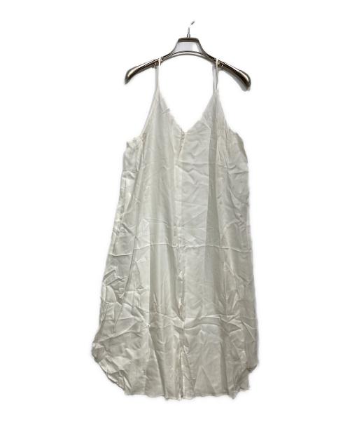 ebure（エブール）ebure (エブール) フーデッドリネンワンピース ホワイト サイズ:36の古着・服飾アイテム