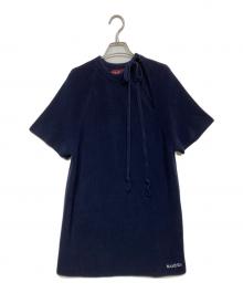 GUCCI（グッチ）の古着「Chunky Rib Cotton Dress」｜ネイビー