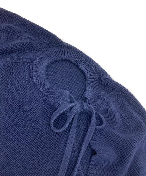 GUCCI（グッチ）GUCCI (グッチ) Chunky Rib Cotton Dress ネイビー サイズ:Sの古着・服飾アイテム