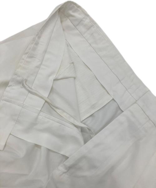 PRADA（プラダ）PRADA (プラダ) シルクサイドラインイージースラックス　UP0195 S221 ホワイト サイズ:48の古着・服飾アイテム