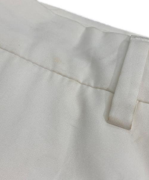 PRADA（プラダ）PRADA (プラダ) シルクサイドラインイージースラックス　UP0195 S221 ホワイト サイズ:48の古着・服飾アイテム